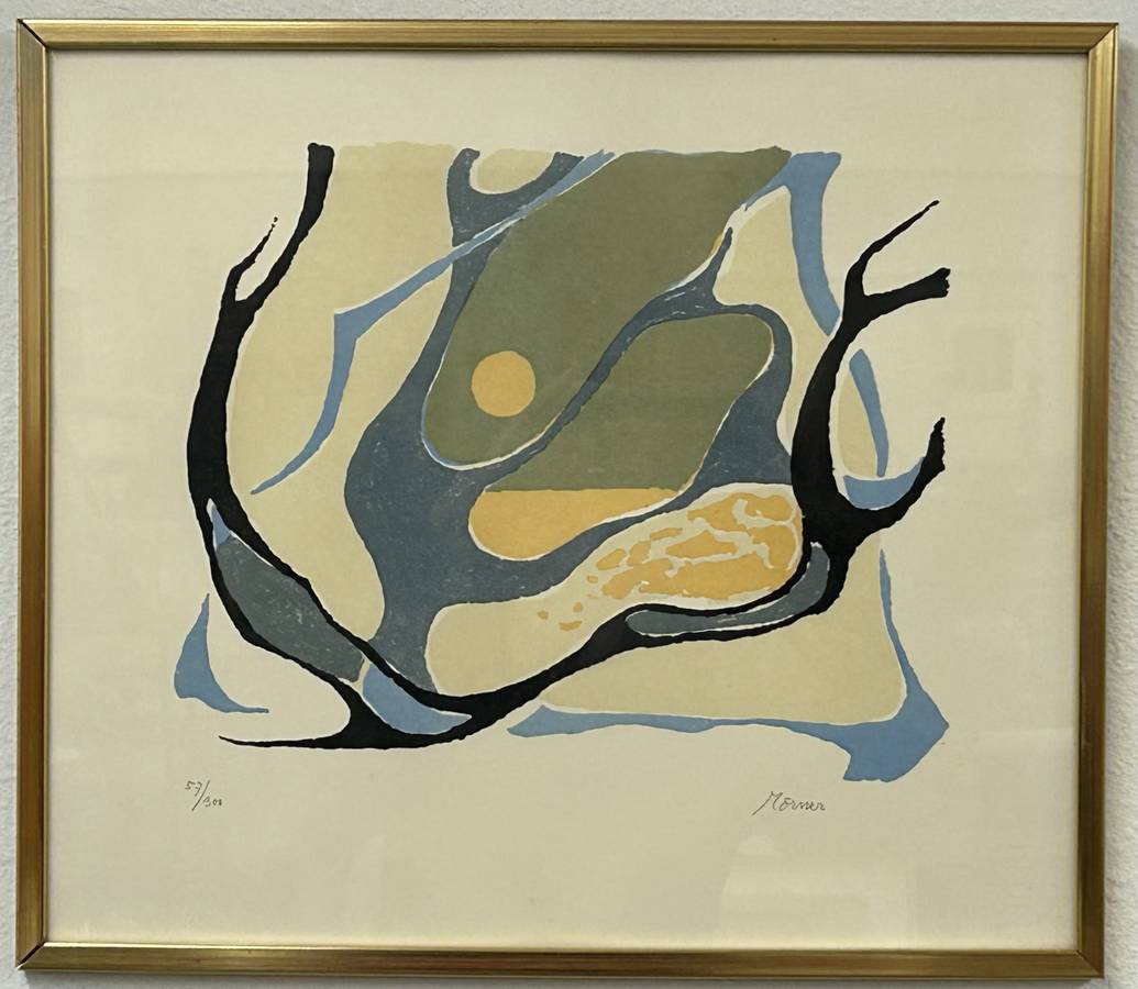 Stellan Morner Abstract Lithograph