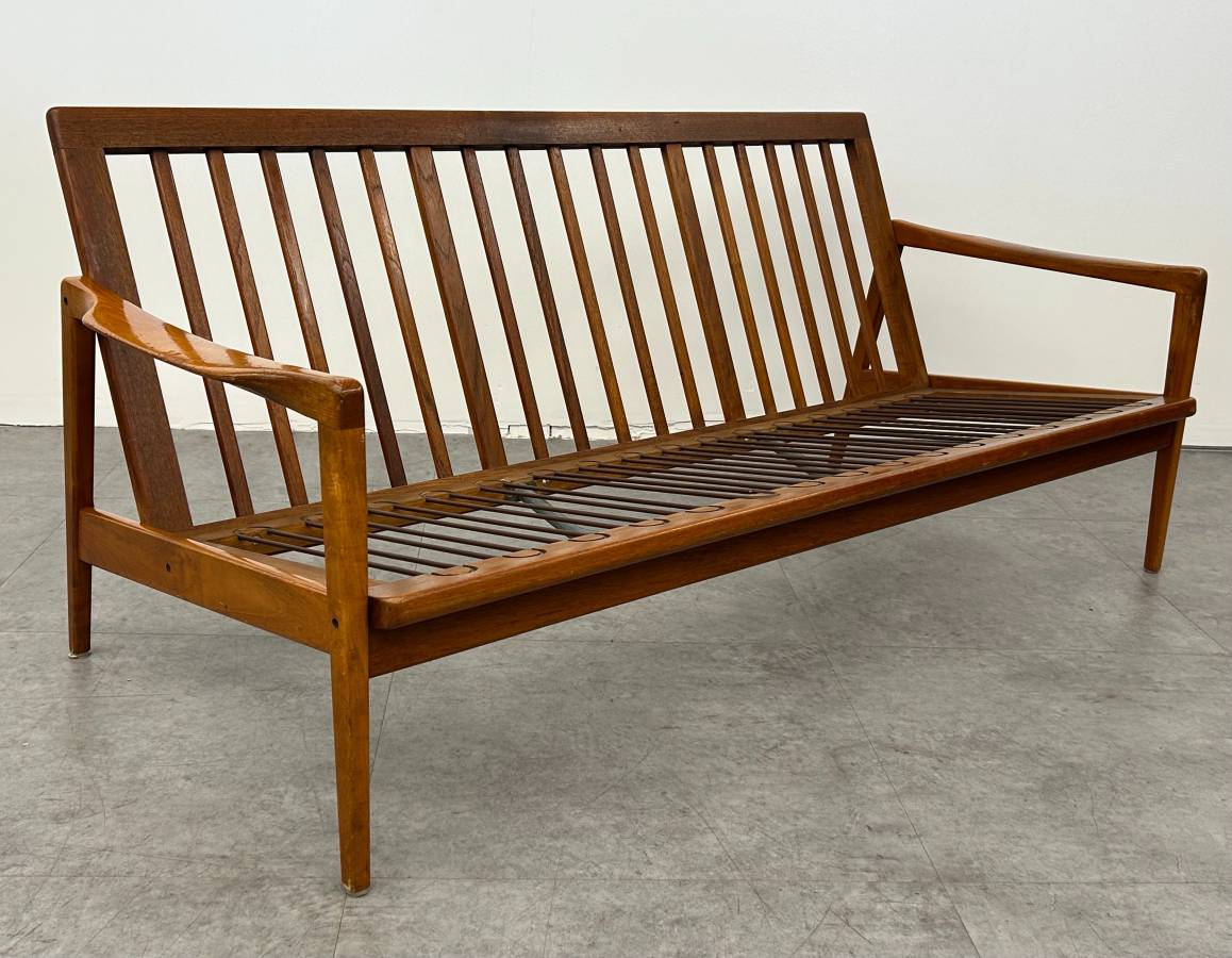 Scandinavian Wood Frame Sofa
