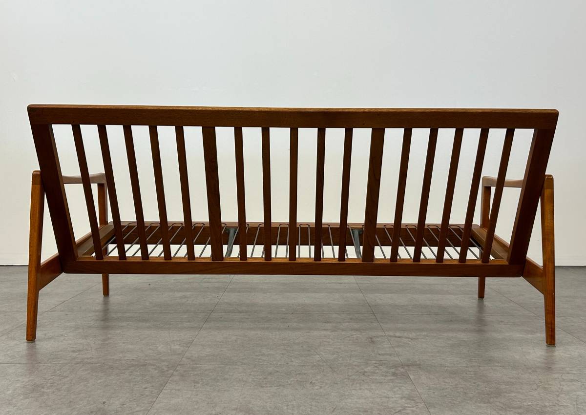 Scandinavian Wood Frame Sofa