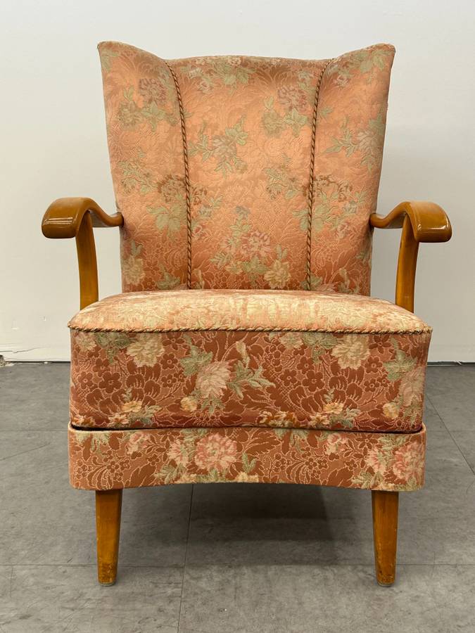 Swedish Wingback Armchair