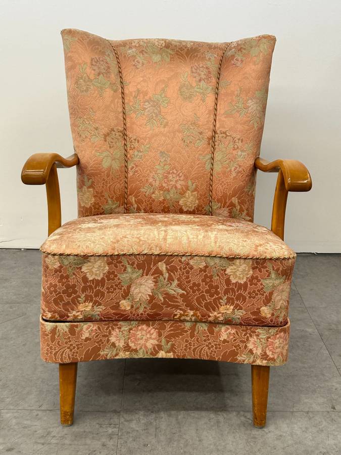Swedish Wingback Armchair