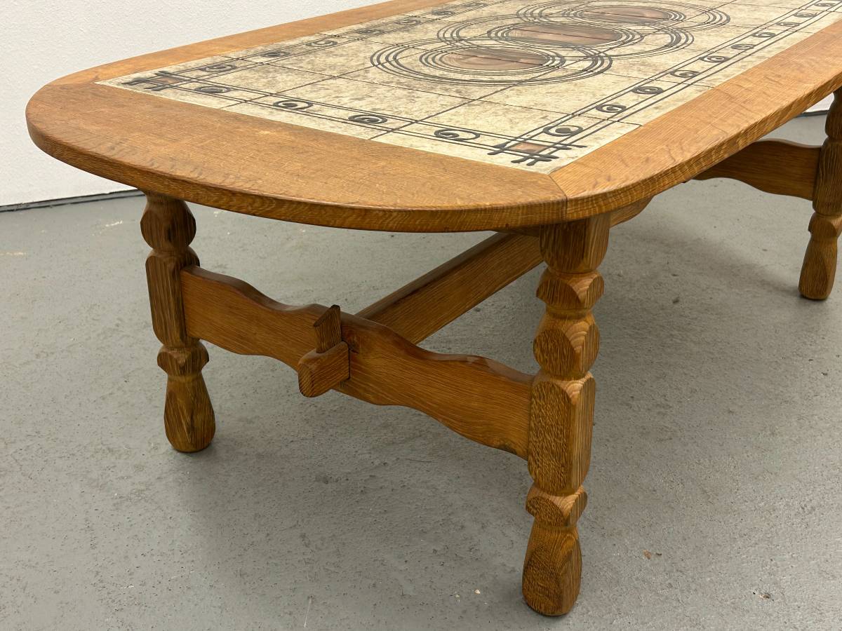 Henning Kjaernulf Tile Top Coffee Table