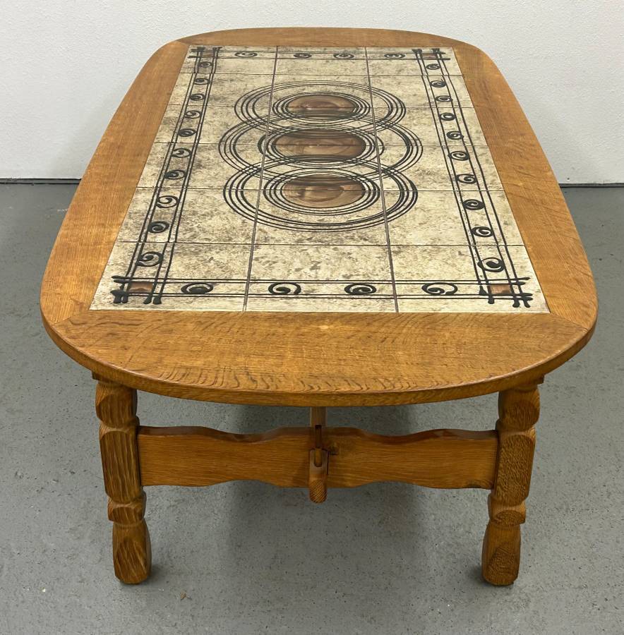 Henning Kjaernulf Tile Top Coffee Table