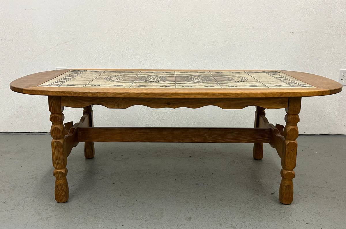 Henning Kjaernulf Tile Top Coffee Table