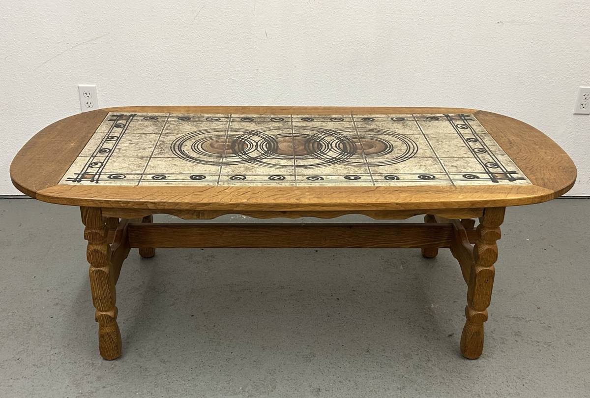 Henning Kjaernulf Tile Top Coffee Table