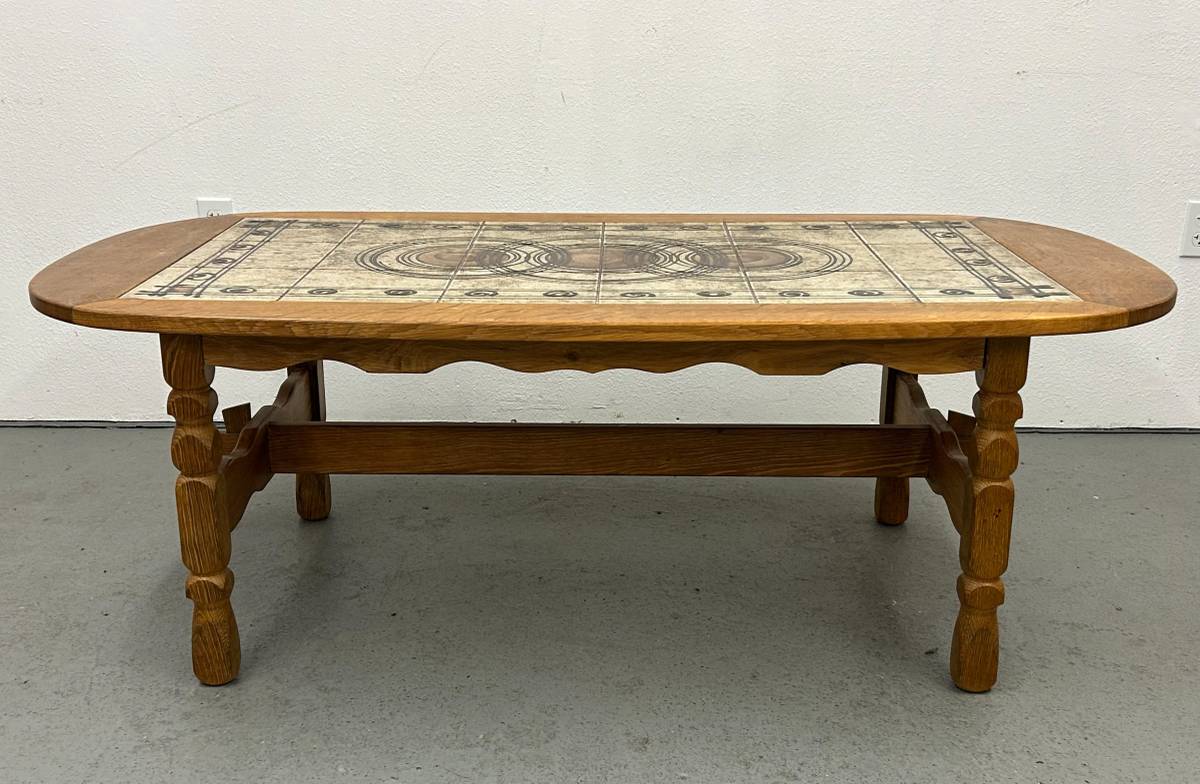 Henning Kjaernulf Tile Top Coffee Table