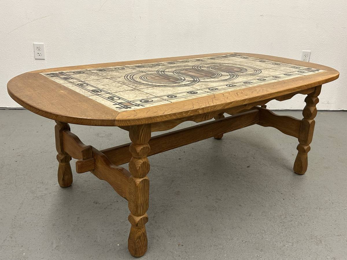Henning Kjaernulf Tile Top Coffee Table