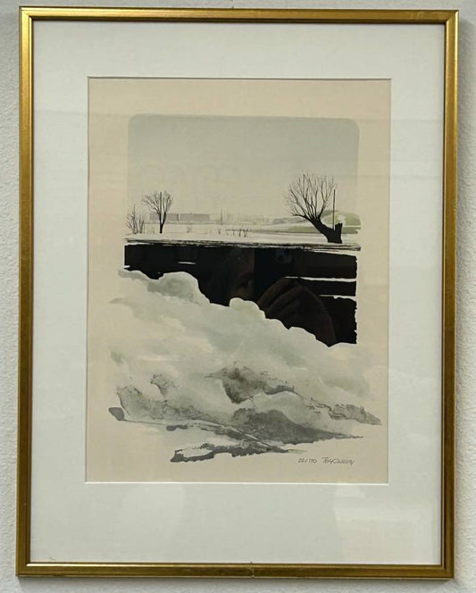 Tom Olsson Landscape Lithograph