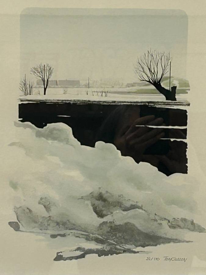 Tom Olsson Landscape Lithograph