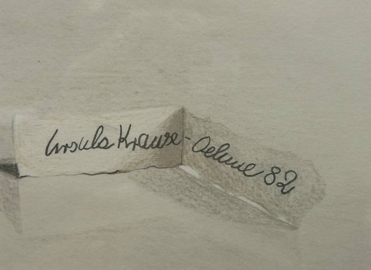 Ursula Krause-Oehme Signed Lithograph