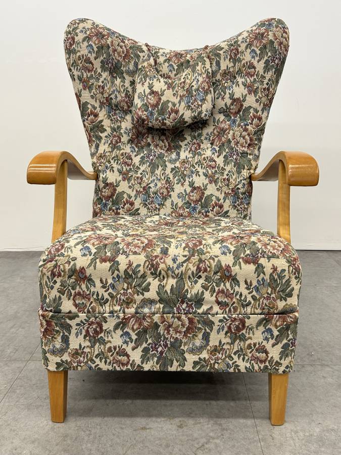 Swedish Wingback Arm Chair