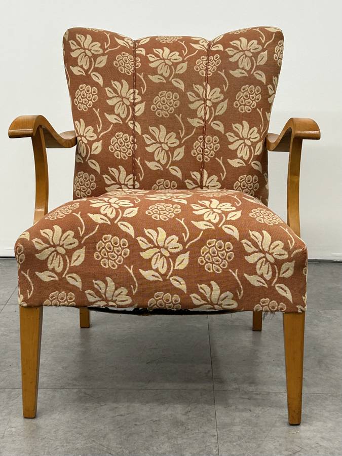 Swedish Wingback Armchair