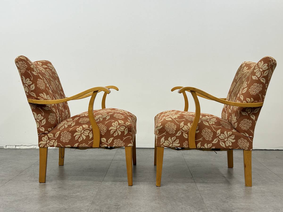 Swedish Wingback Armchair