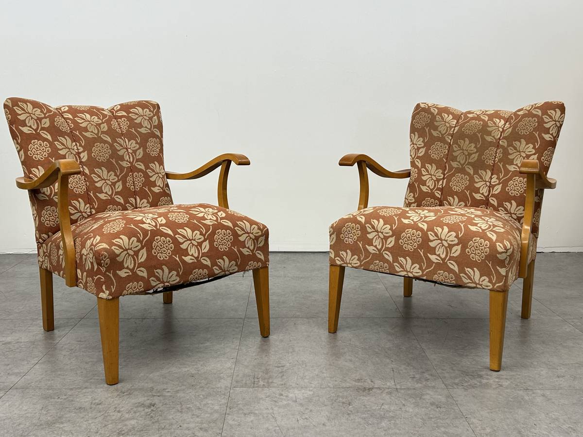 Swedish Wingback Armchair