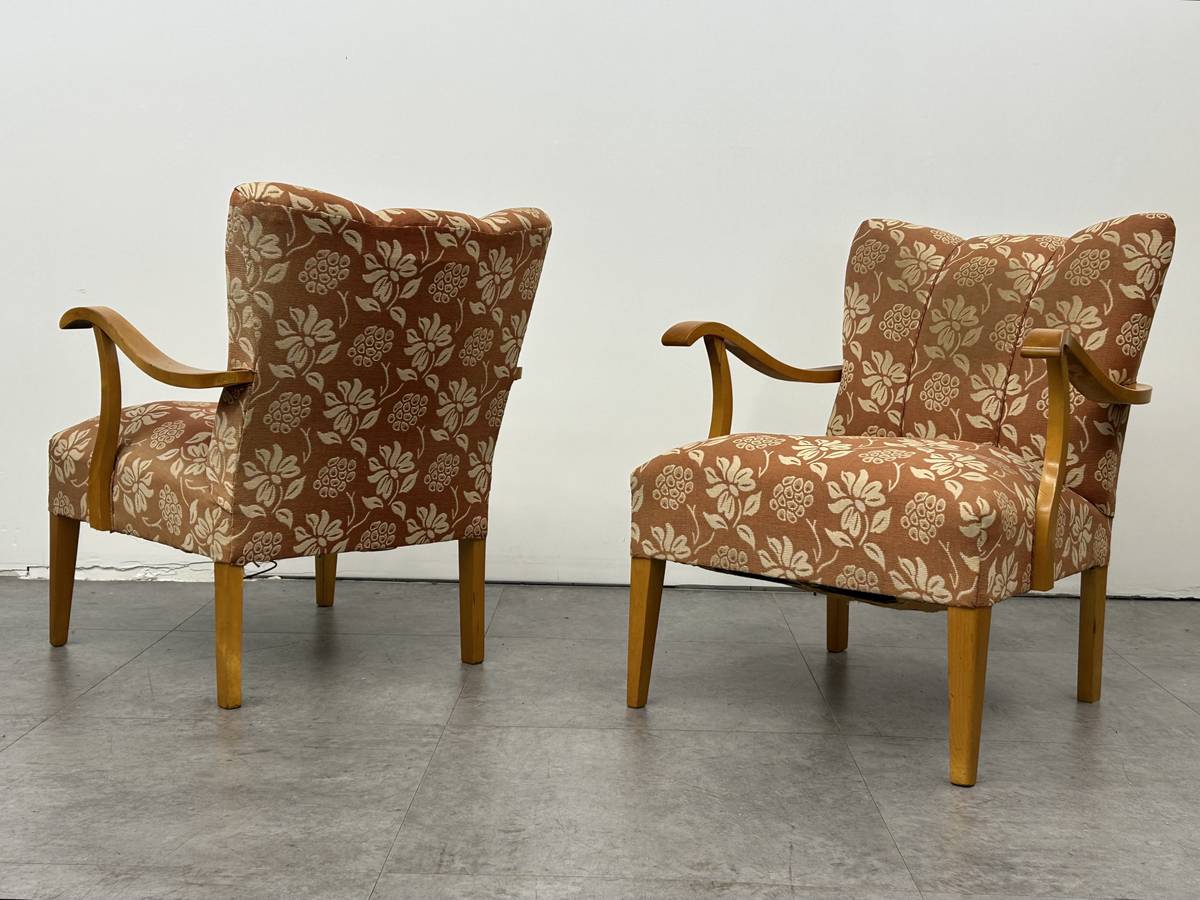 Swedish Wingback Armchair