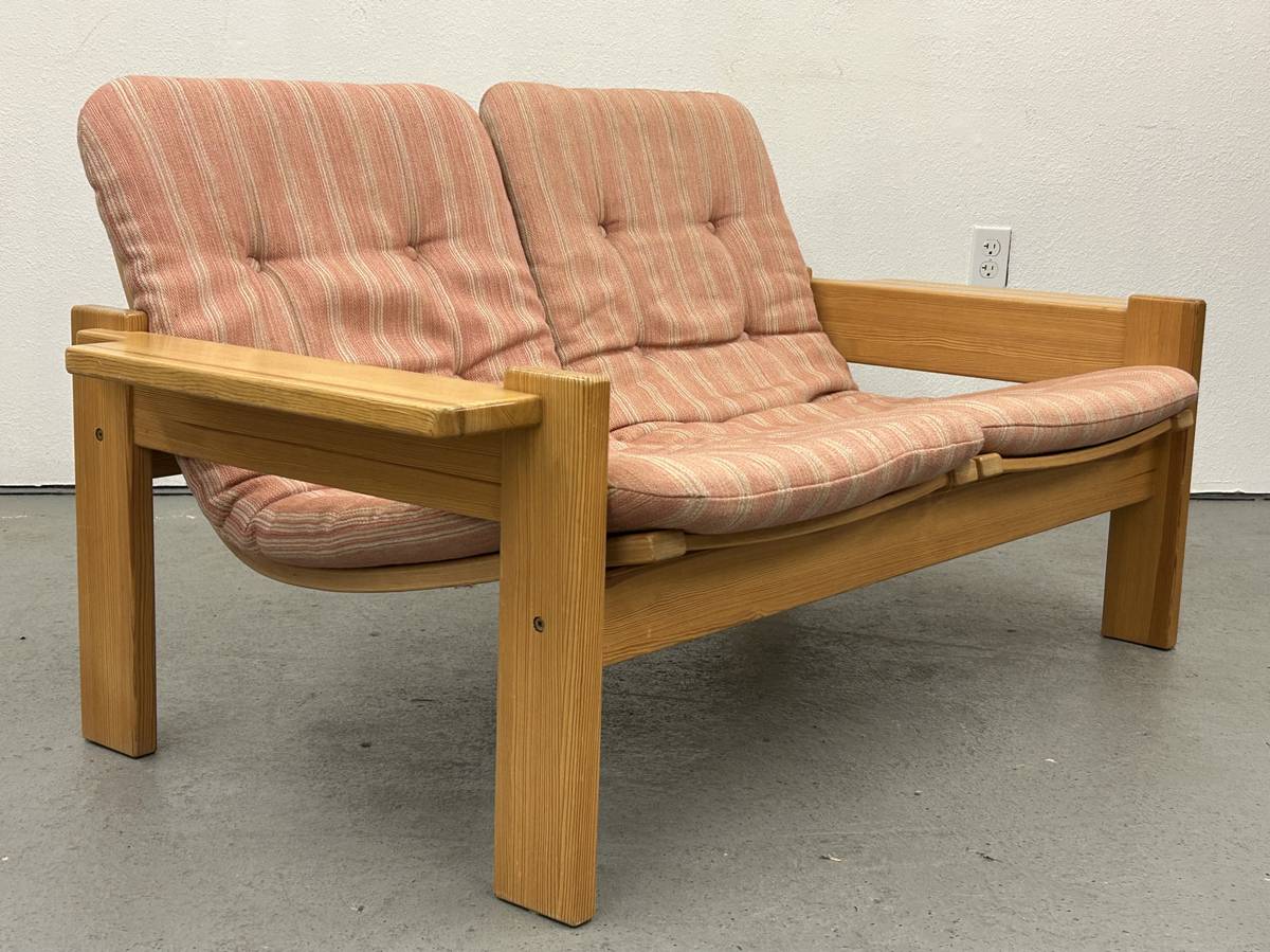 Yngve Ekstrom Pine Loveseat